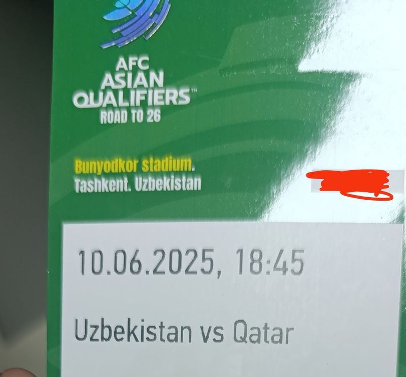 Bilet UZB vs QAT Bilet UZB vs QAT