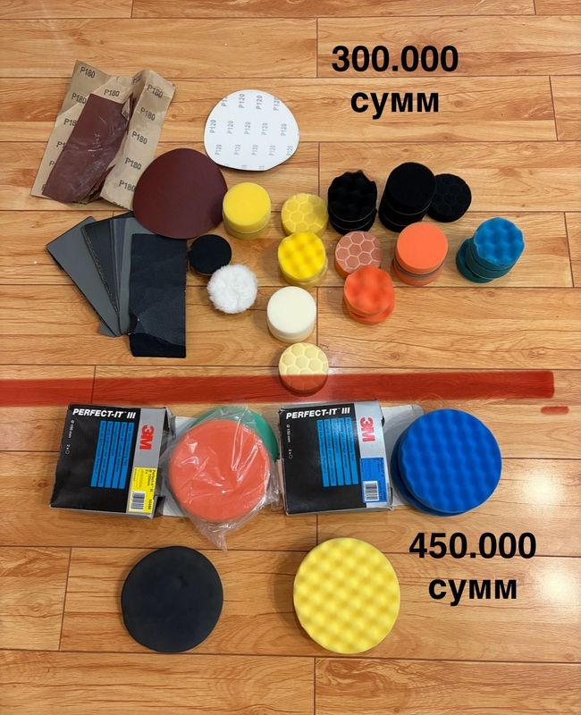 Губки полировочные для авто и материалов профессиональные от 250 тыс