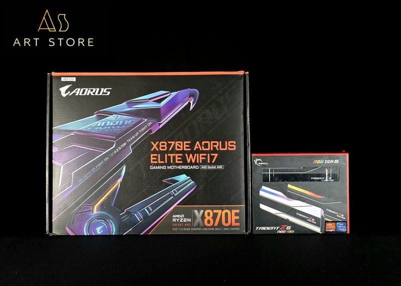 Комплект Gigabyte X870E Aorus Elite |G.Skill Trident Z5 Neo RGB 2x16gb