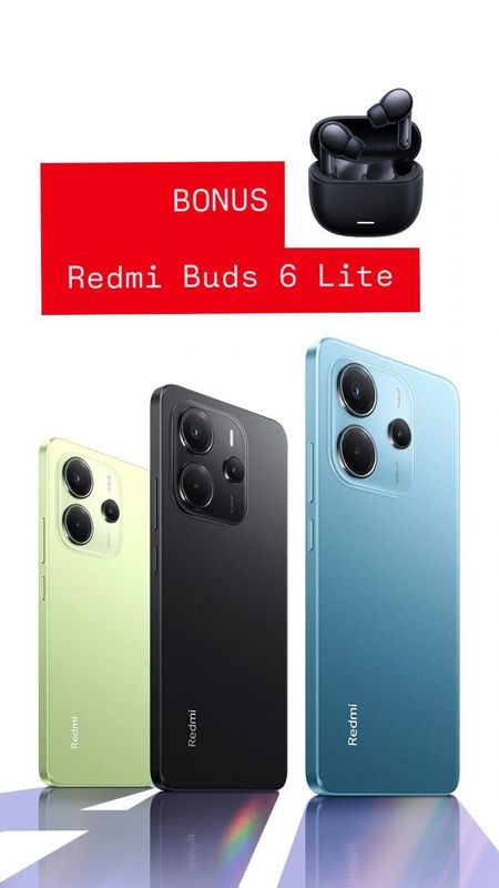 Redmi Note 14 + Bonus Redmi buds 6 lite