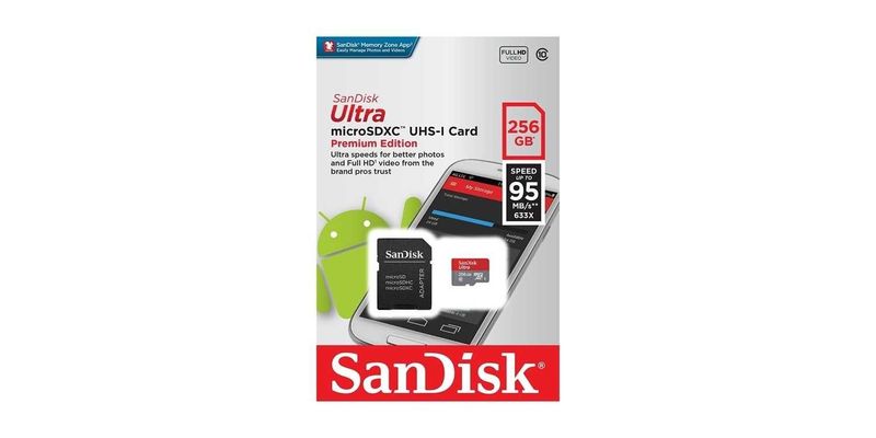 Карта памяти SanDisk Ultra microSDHC 256 GB Class 10 Карта памяти SanDisk Ultra microSDHC 256 GB Class 10