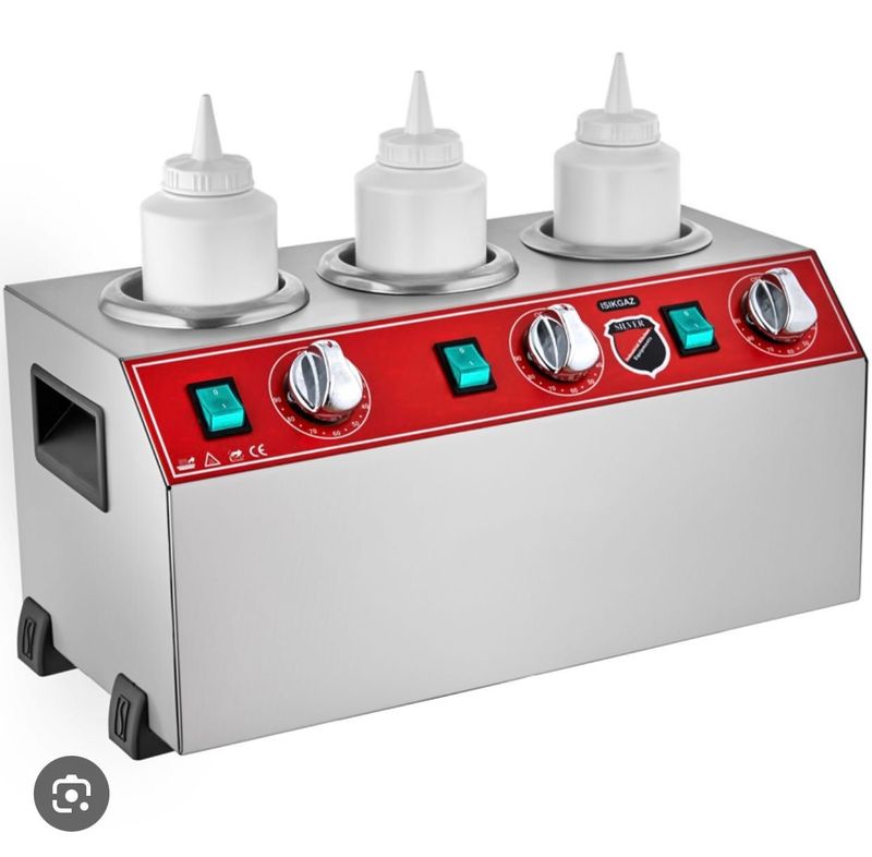 Подогреватель для бутылок с соусом Isikgaz silver ss-03 Подогреватель для бутылок с соусом Isikgaz silver ss-03