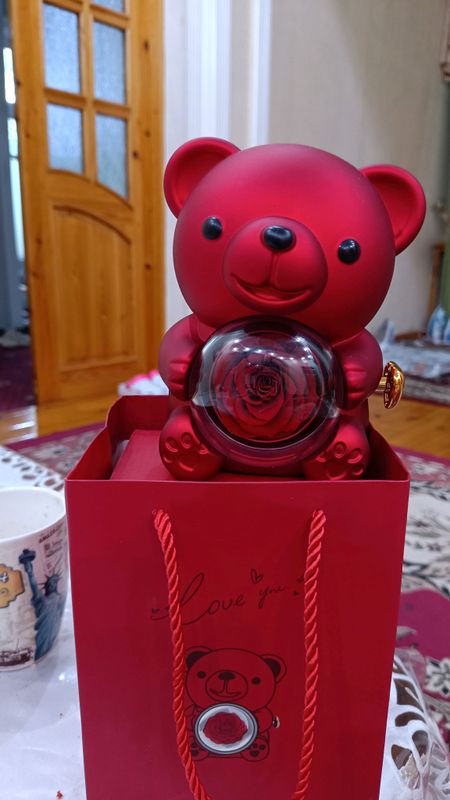uzuk uchun teddy shaklidagi aylanadigan quticha uzuk uchun teddy shaklidagi aylanadigan quticha