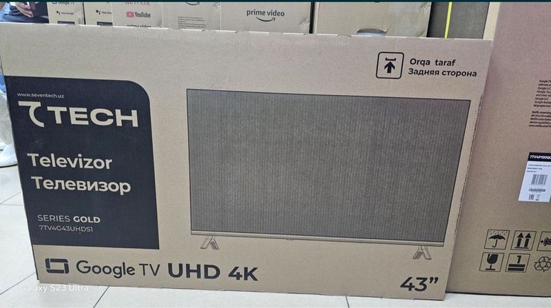 Телевизор 7TECH 43 UHD S1 Smart Google TV