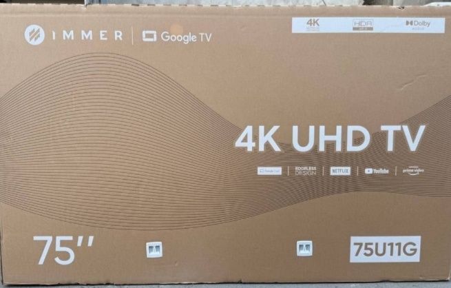 Телевизор Immer 75U11G 4K Google TV