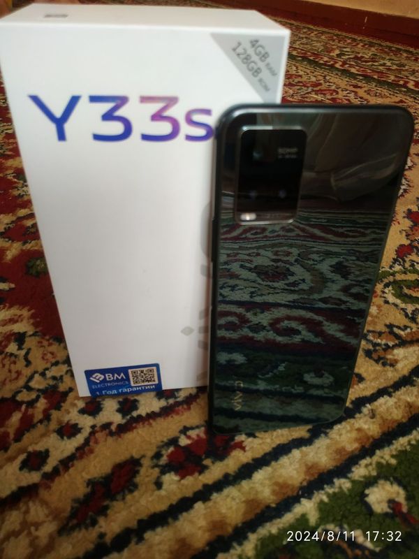 Vivo y 33 s hotirasi 4/128 GB srochna sotiladi