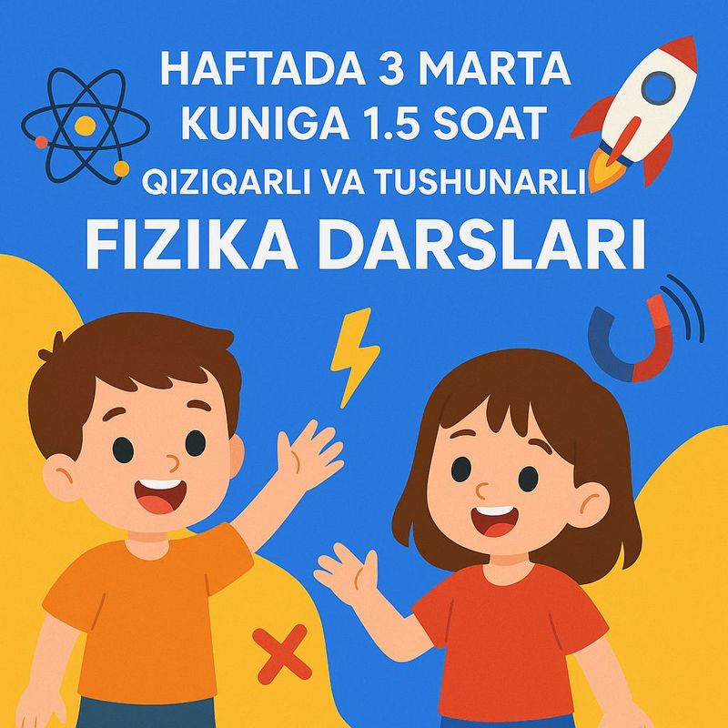 Biz bilan Fizika/ Matematika oson