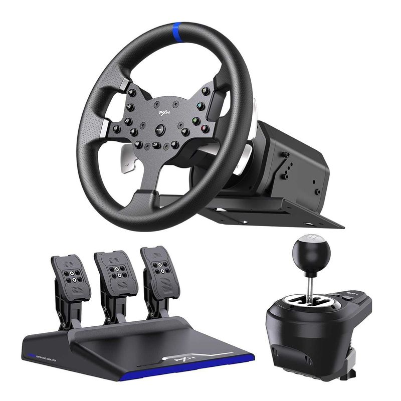 Игровой руль с педалями PXN V99 для PC/ PS4/ Xbox-One/ Xbox Series X Игровой руль с педалями PXN V99 для PC/ PS4/ Xbox-One/ Xbox Series X