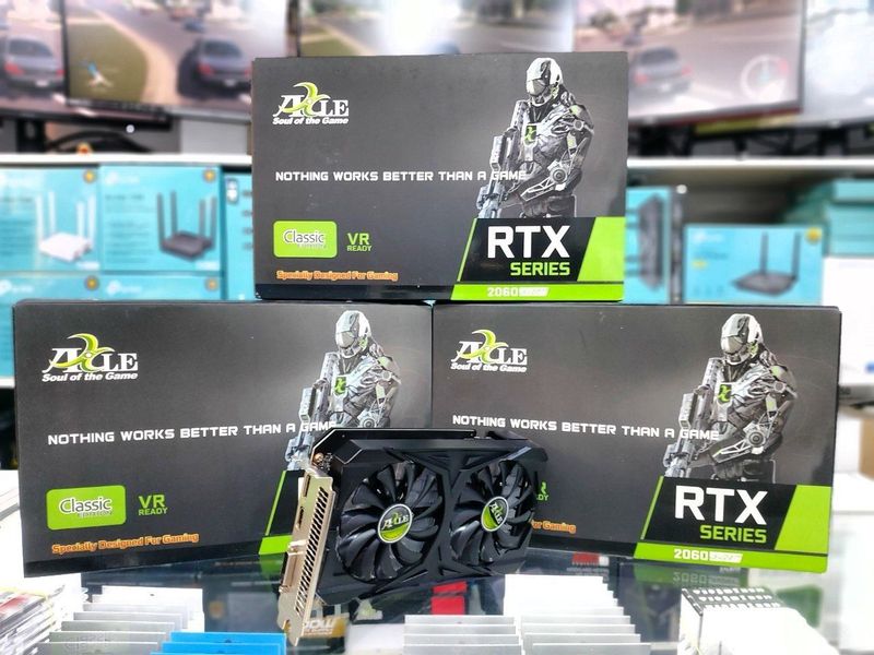 Видеокарты Axle, PNY, Arktek RTX 3050, 3060, 2060s, GTX 1660s, 1650