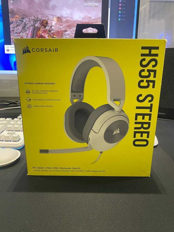 Продам наушники Corsair HS55 Stereo