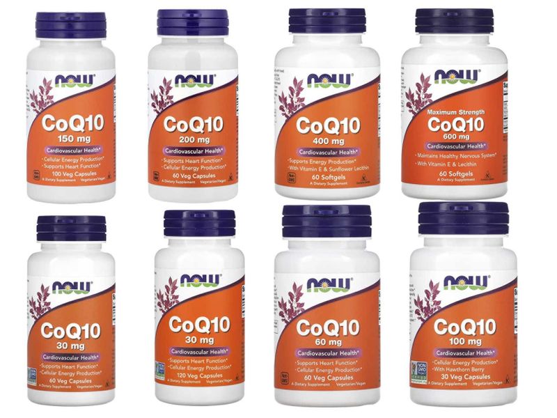 NOW Foods коэнзим Q10 NOW CoQ10 koezim NOW Foods коэнзим Q10 NOW CoQ10 koezim