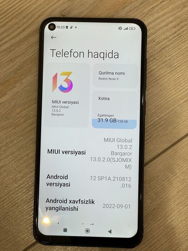 Redmi note 9 128gb Redmi note 9 128gb