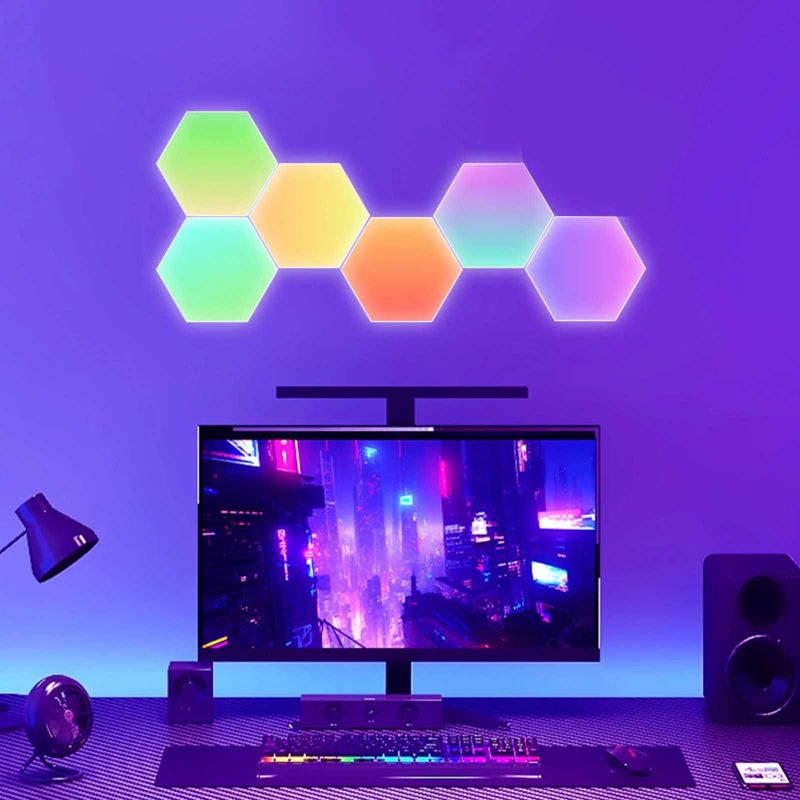 Led Magic color Triangle light , Led magic Color Hexagon light
