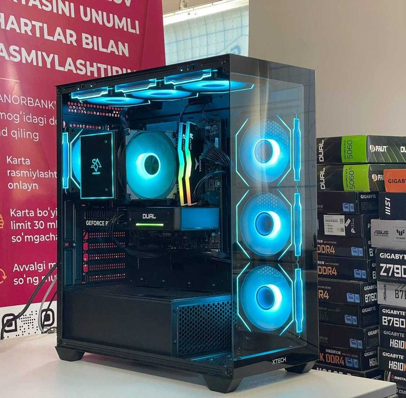 от 1 млн 100 тыс сум рассрочка / Сборка Core i5-13400F + RTX 5060 от 1 млн 100 тыс сум рассрочка / Сборка Core i5-13400F + RTX 5060
