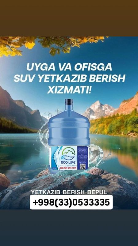 Eco Life Water sifatli va tezkor yetkazib berish hizmati