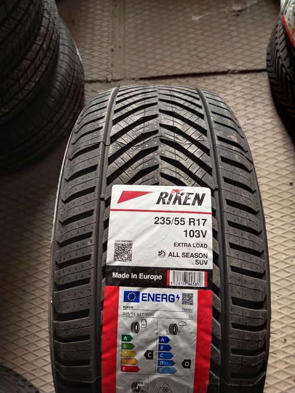 Всесезонная шина RIKEN 235/55R17 Malibu, Orlando, Hundai.