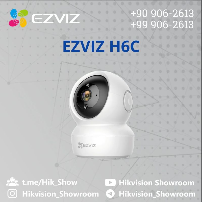 Ezviz H6c 360gradus, wifi kamera. Ovoz yozadi