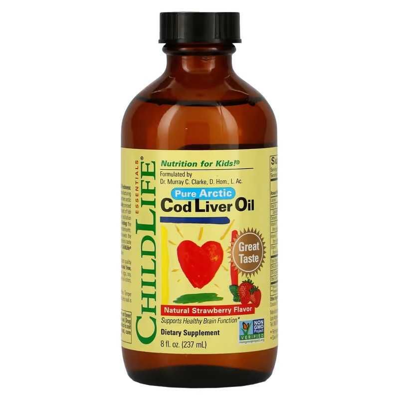 ChildLife Essentials Cod Liver Oil чистый жир печени арктической треск