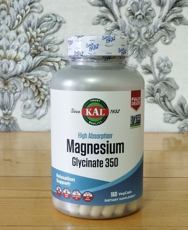 Magnesium Glycinate 350 (160 capsules)