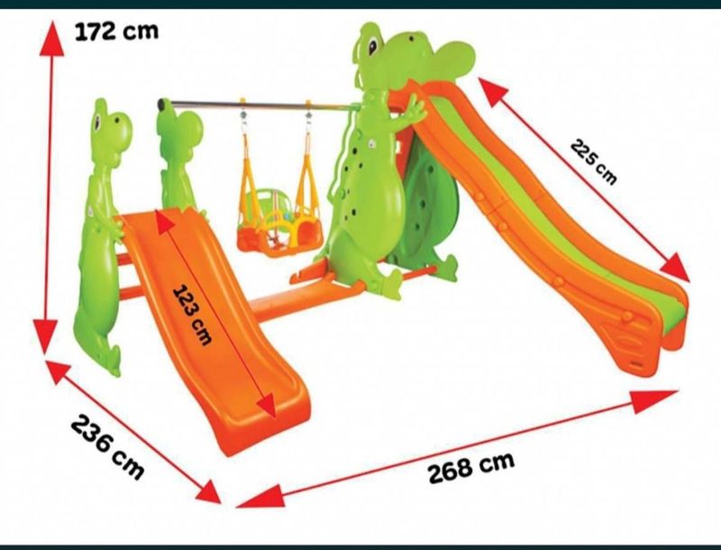 Даставка Установка Бесплатно Горка Качелями для детей Новая
