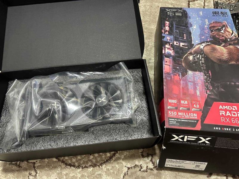 Новая XFX RX 6600 8gb / Open Box Новая XFX RX 6600 8gb / Open Box