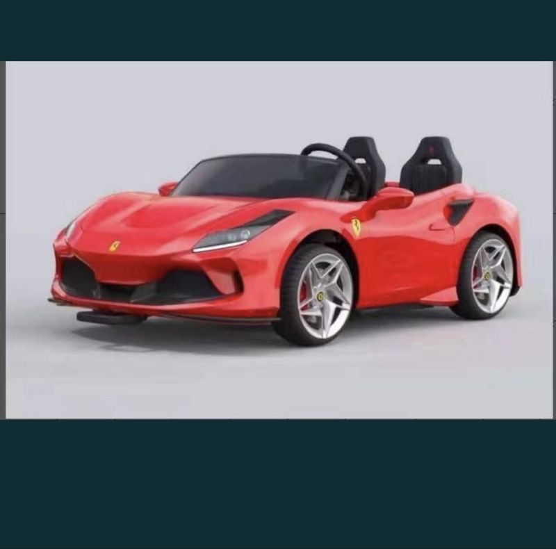 Большая детская машина Ferrari F8 двухмесная до 110кг болалар машинаси