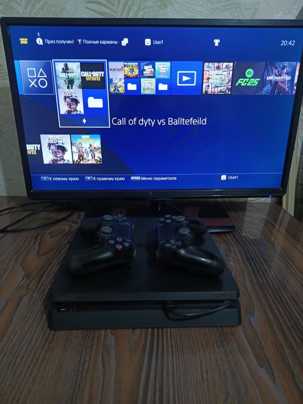 Ps4 slim 1TB 11.00goldhen proshivkali istagan oʻyin tekinga yoziladi