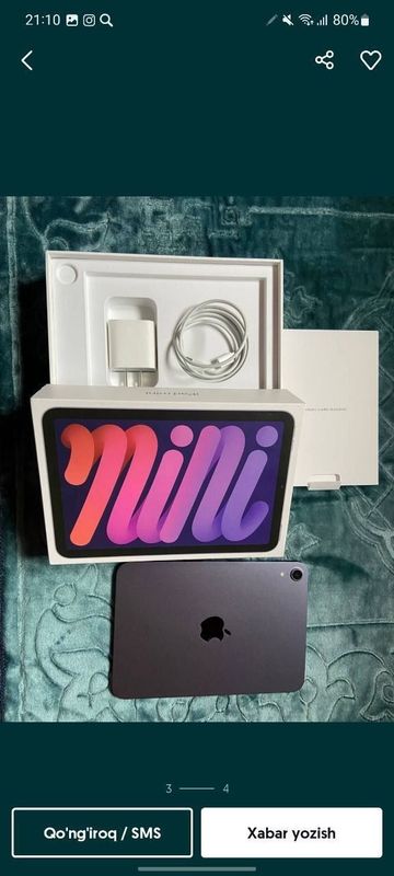 Ipad 6 mini 64g xolati idal