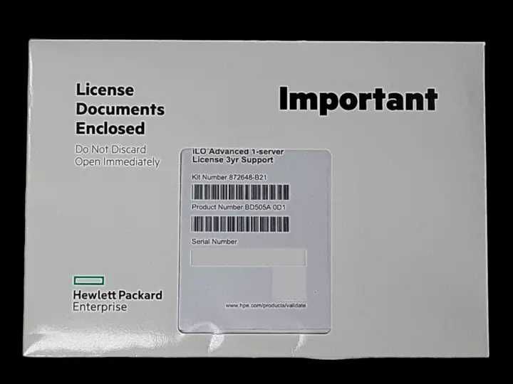 Лицензия hpe iLO Advanced 1 Server 3 Years Support License BD505A 0D1 Лицензия hpe iLO Advanced 1 Server 3 Years Support License BD505A 0D1