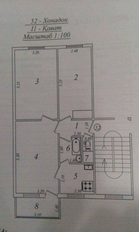 Продаю 3 ком-3-4 Чилонзор 11