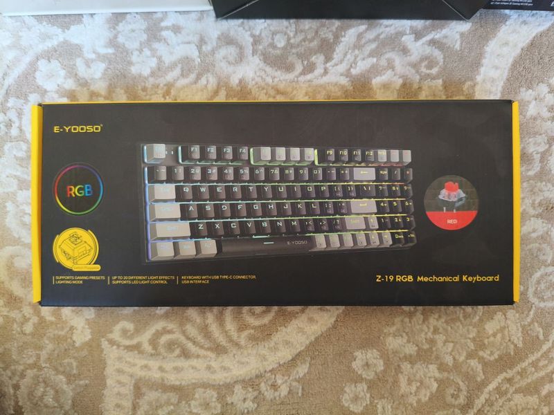 E-YOOSO Z-19 RGB Механическая клавиатура E-YOOSO Z-19 RGB Механическая клавиатура