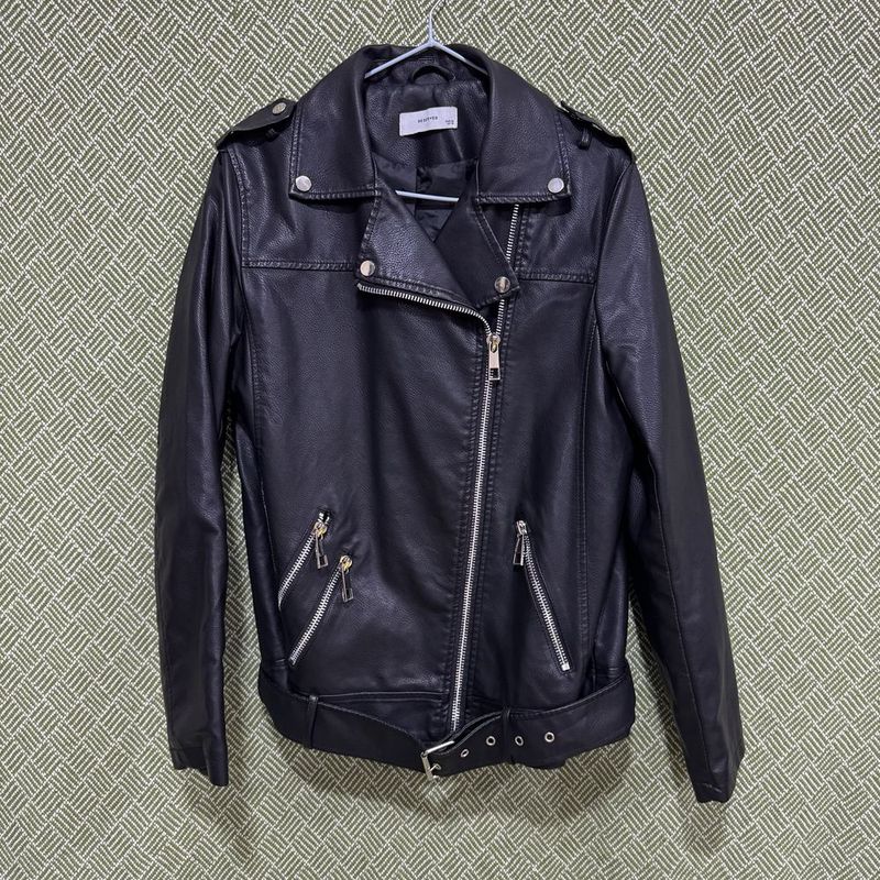 Кожаная куртка (экокожа), бренд Reserved, M 38eu, 44-46