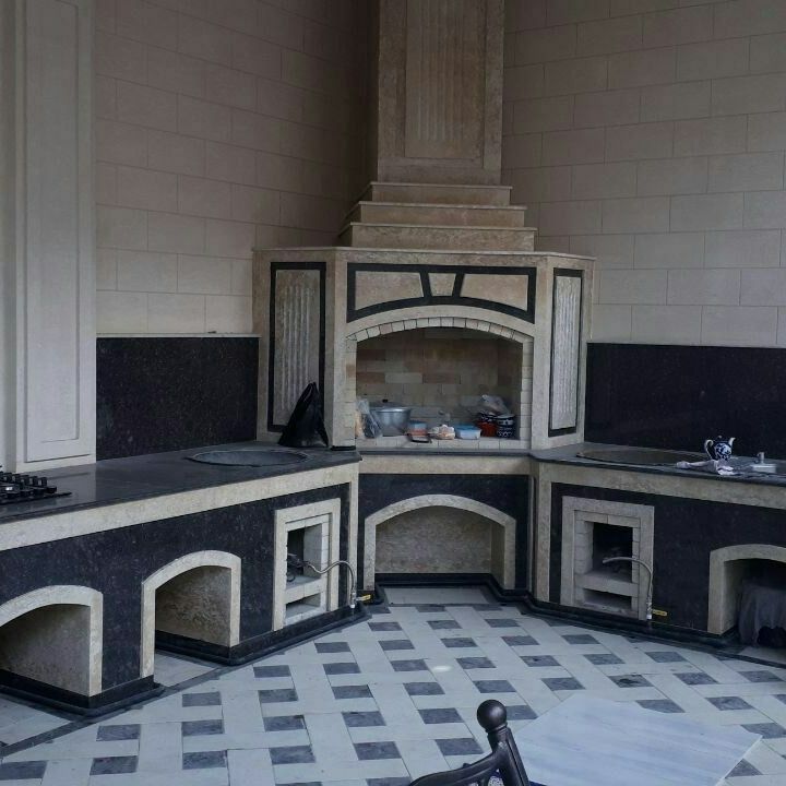Кладка барбекю камины,казан учаг.