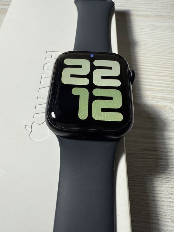 Apple Watch Series 9 45 мм, 100%, Midnight, iwatch 9 45. ideal