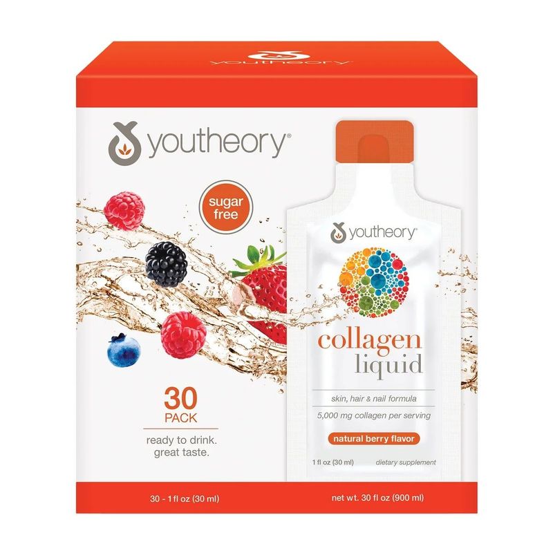 Жидкий Коллаген youtheory Collagen Liquid 30 шт Америка