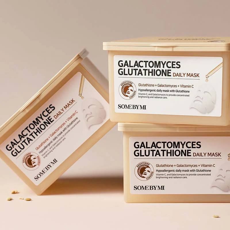 Набор осветляющих тканевых масок Some By Mi Galactomyces Glutathione Daily Mask