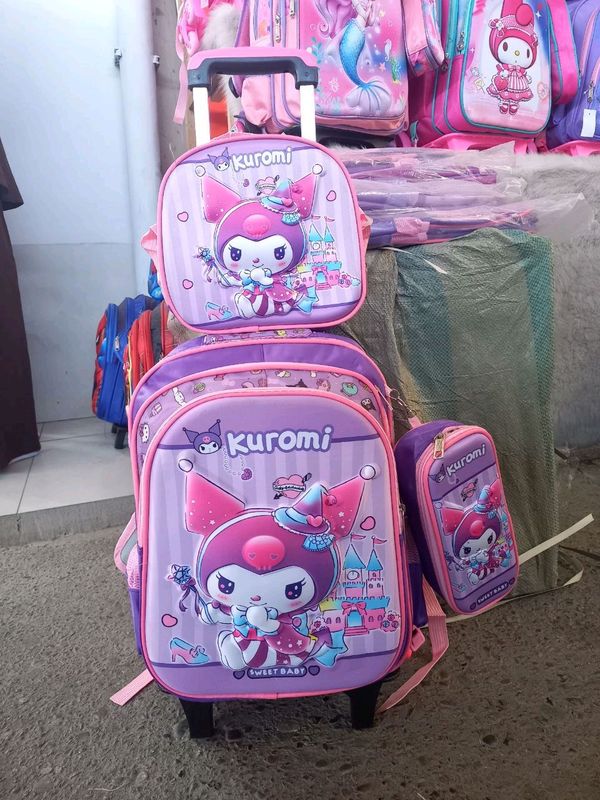 Chemodanli ryugzak maktab uchun
