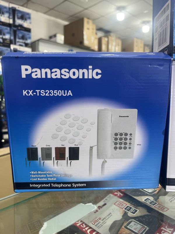Проводной телефон Panasonic KX-TS2350RU оригинальный стационарный дома Проводной телефон Panasonic KX-TS2350RU оригинальный стационарный дома