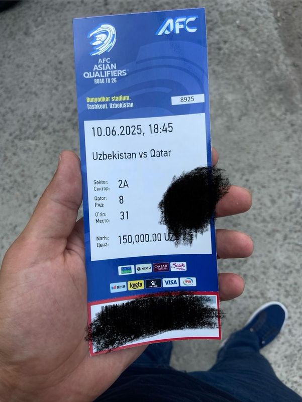 Bilet bor 2A sektordan Uzbekiston Qatar Bilet bor 2A sektordan Uzbekiston Qatar