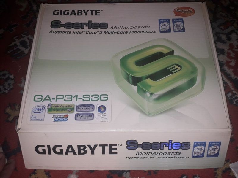 GIGABYTE Ga-P31-S3g+Dual-Core E2180+DDR2 2×1GB + GeForce GT 630 2Gb