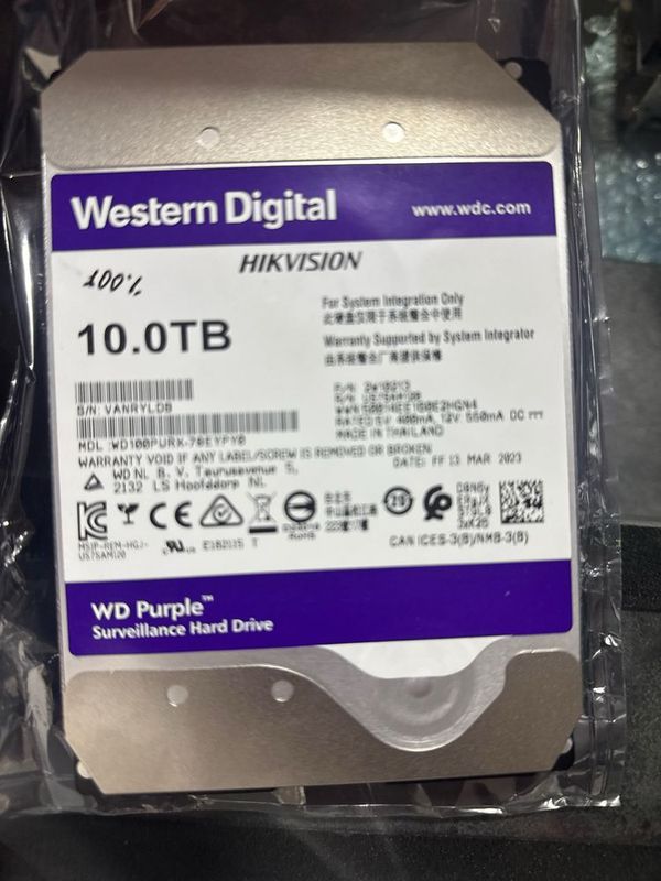 WD Purple Hikvision 10Tb WD Purple Hikvision 10Tb