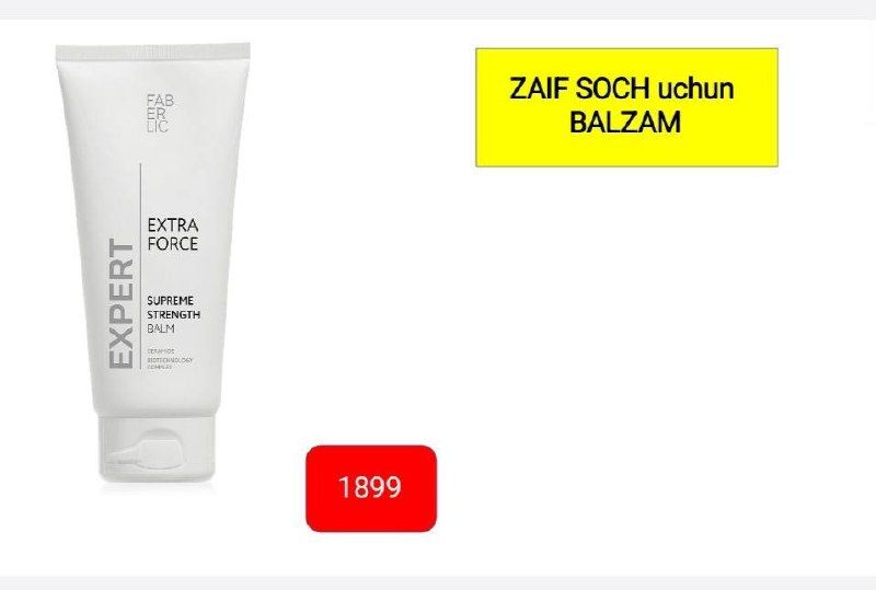 ZAIF SOCH uchun BALZAM ZAIF SOCH uchun BALZAM
