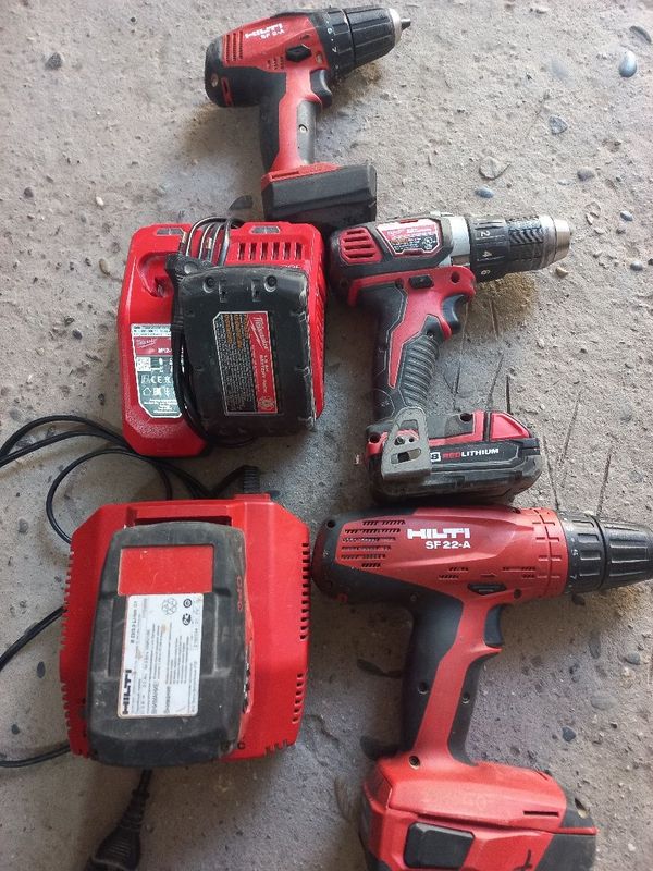 Hilti 21v melwuke 18v Hilti 21v melwuke 18v