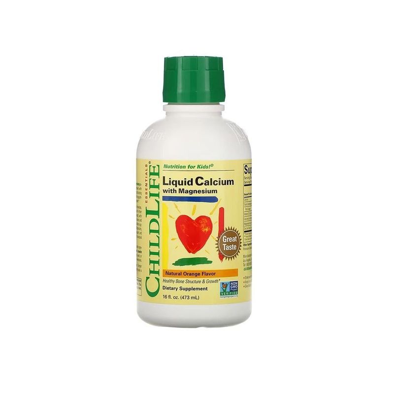 ChildLife Liquid Calcium With Magnesium 473 ml / жидкий кальций с маг