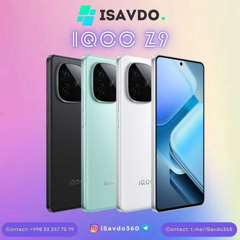 vivo iQOO Z9 (Oldindan to`lovsiz | Без предоплаты) (Рассрочка)