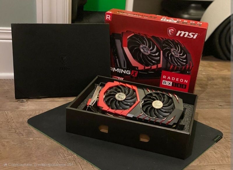 Игровой видеокарта Rx 580 8Gb