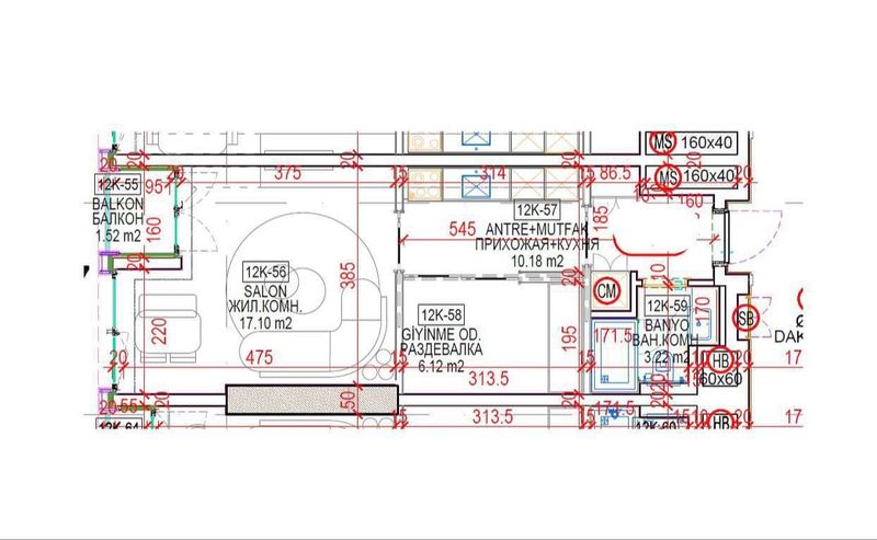 Nest One Sotuvda 1 xonalik korobka Tashkent City Shayxontohur