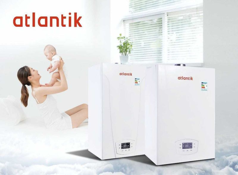 Газовый Котел Atlantik! Кател Двухконтурный Работает пропан низкий газ