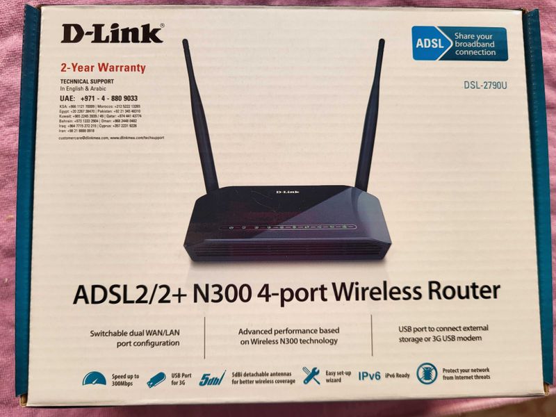 D-Link ADSL роутер