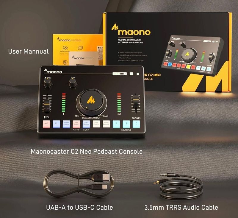 Maonocaster C2 Neo Podcast Console Maonocaster C2 Neo Podcast Console